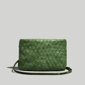 Madewell The Puff Crossbody Bag or Clutch - Sweet Basil - Sold Out